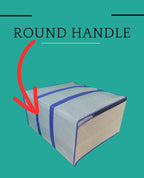 Storage Bag 120 GSM Non Woven 24*20+12 (Gray)
