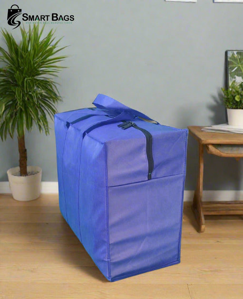 Storage Bag 120 GSM Non Woven 20*17+10 (Blue)