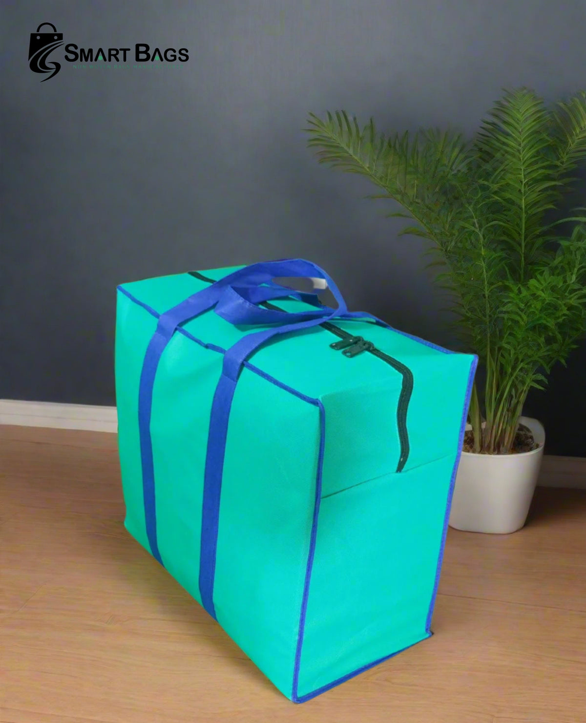 Storage Bag 120 GSM Non Woven 20*17+10 (C.Green)