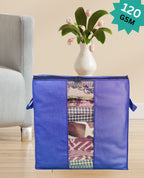 Storage Bag 120 GSM Non Woven 20*20+10 (Blue)