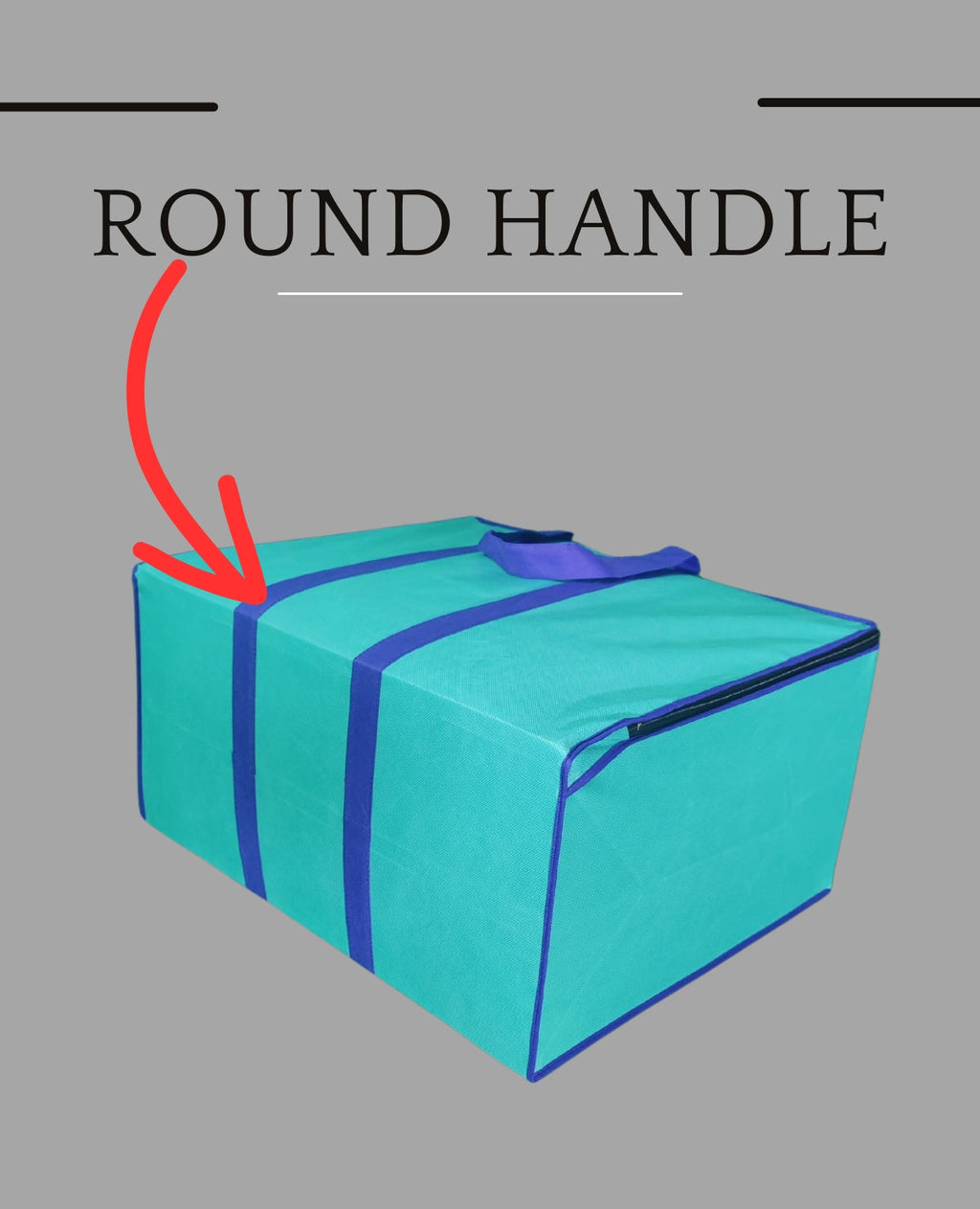 Storage Bag 120 GSM Non Woven 24*20+12(C.Green)