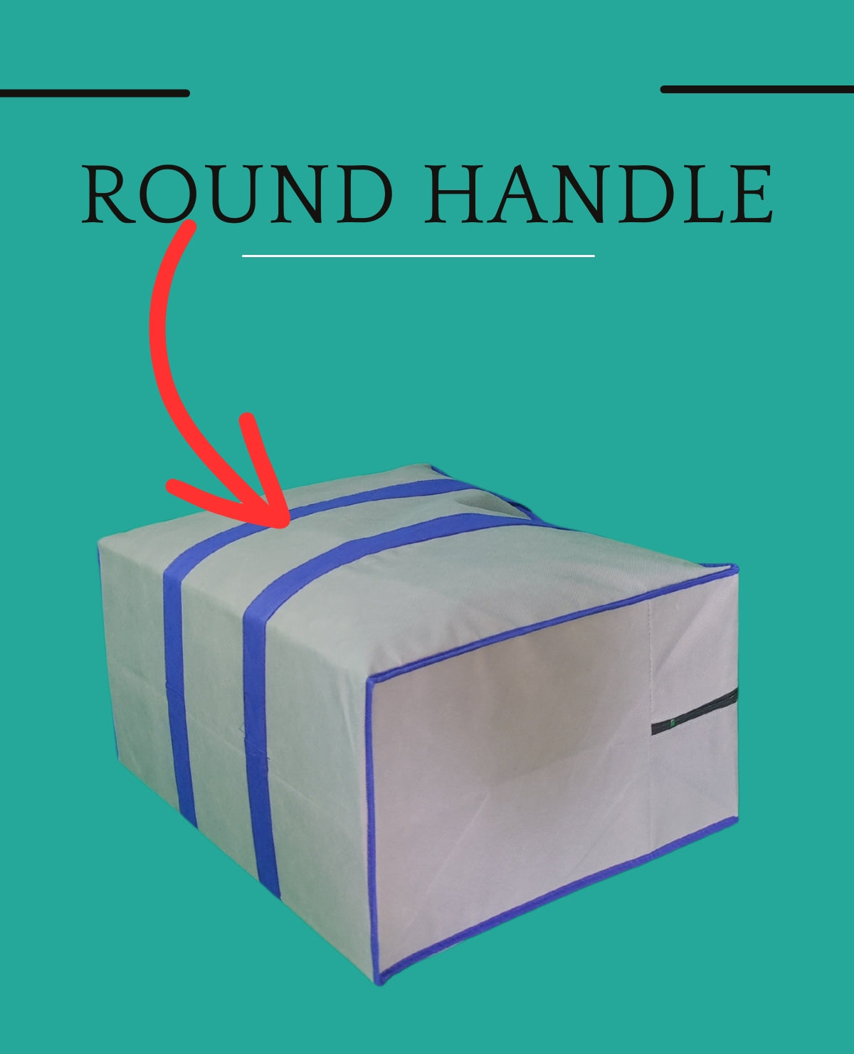 Storage Bag 120 GSM Non Woven  20*17+10 (Gray)