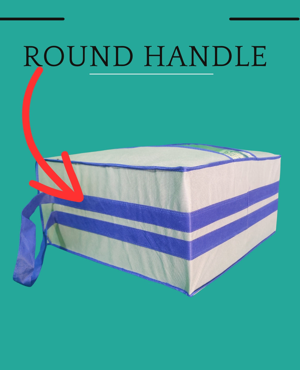 Storage Bag 120 GSM Non Woven 20*20+10 ( Gray )