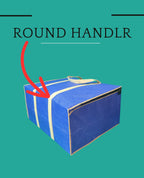 Storage Bag 120 GSM Non Woven  24*20+12 (Blue)